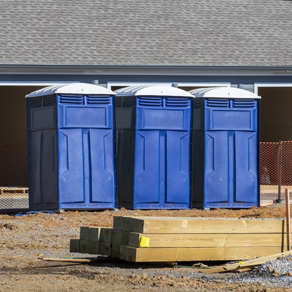 are there any restrictions on where i can place the portable restrooms during my rental period in Simsboro Louisiana